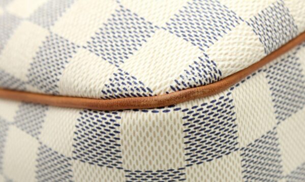 11670834 2 Louis Vuitton Damier Azur Syracuse PM Handbag Canvas White