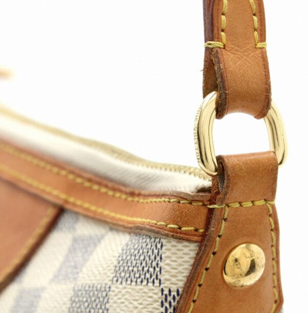 11670834 6 Louis Vuitton Damier Azur Syracuse PM Handbag Canvas White