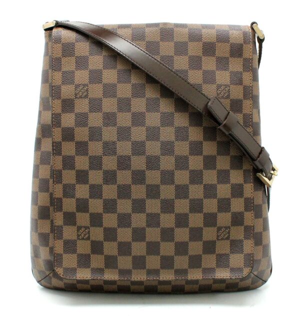 11670838 Louis Vuitton Damier Musette Crossbody Bag Canvas Brown