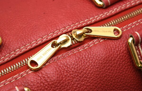 11670912 5 Louis Vuitton Tobago Leather Keepall 50 Bag Leather Red