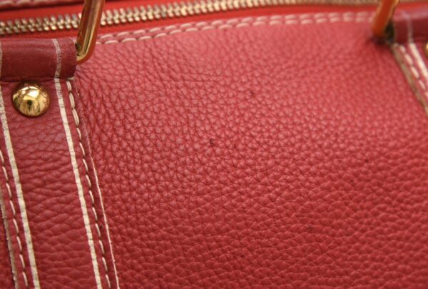 11670912 7 Louis Vuitton Tobago Leather Keepall 50 Bag Leather Red