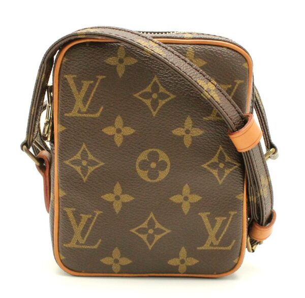 11671047 Louis Vuitton Monogram Mini Danube Shoulder Bag Canvas Brown