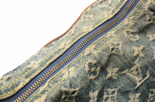 11671109 7 Louis Vuitton Monogram Denim Baggy PM Shoulder Bag Denim Blue