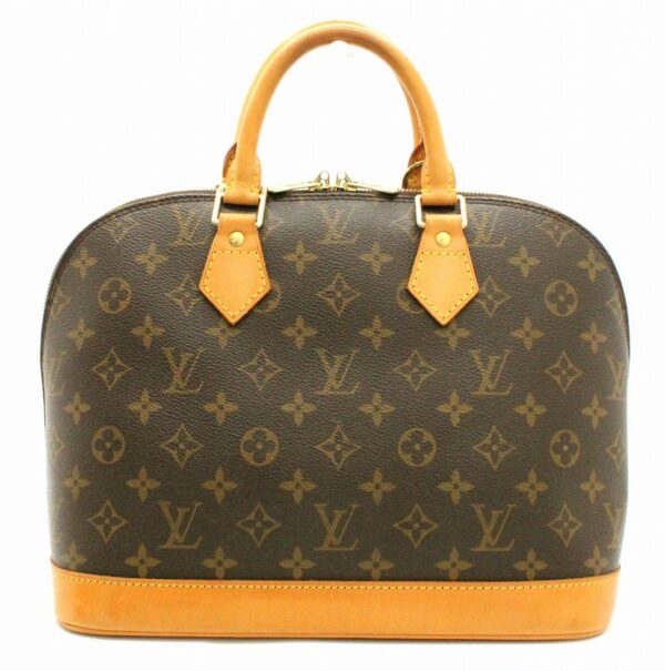 11671177 Louis Vuitton Monogram Alma Handbag Canvas Brown