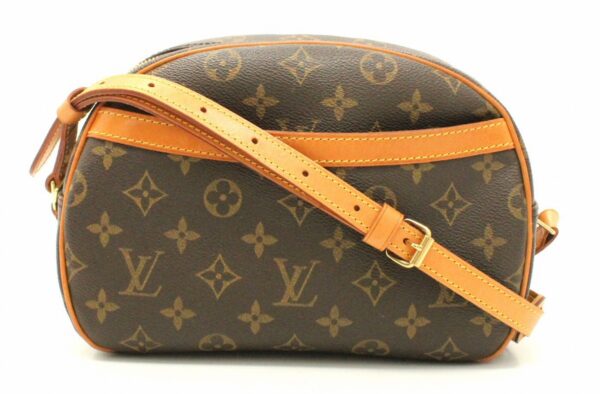 11671181 Louis Vuitton Monogram Blois Shoulder Bag Canvas Brown