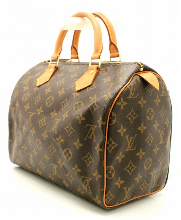 11671188 1 Louis Vuitton Monogram Speedy 30 Handbag Canvas Brown