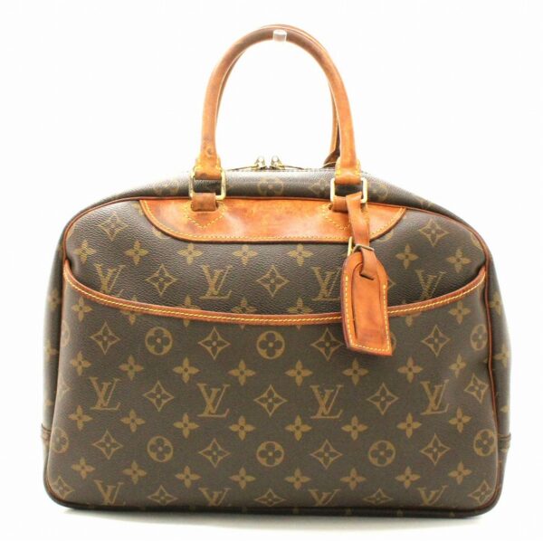 11671193 Louis Vuitton Monogram Bowling Vanity Handbag Canvas Brown