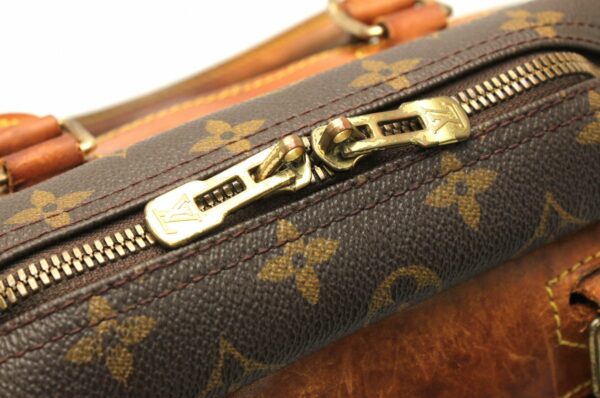 11671193 5 Louis Vuitton Monogram Bowling Vanity Handbag Canvas Brown