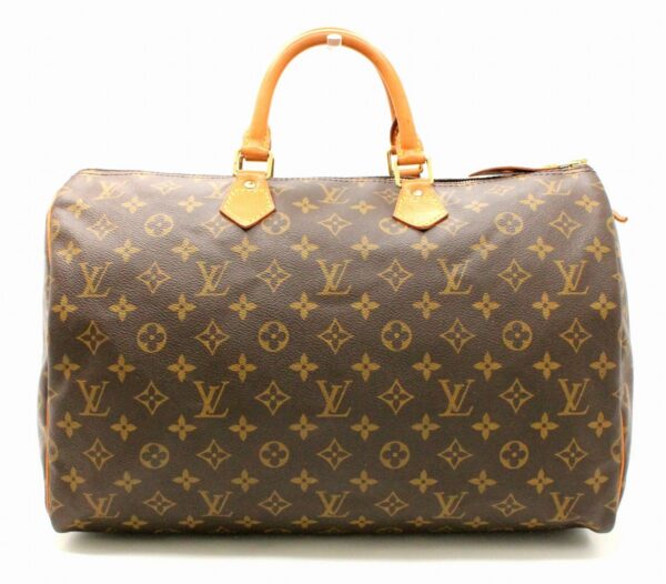 11671194 Louis Vuitton Monogram Speedy 40 Bag Canvas Brown