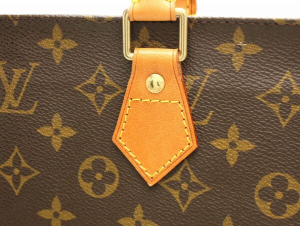 11671198 5 Louis Vuitton Monogram Sac Plat Tote Bag Canvas Brown