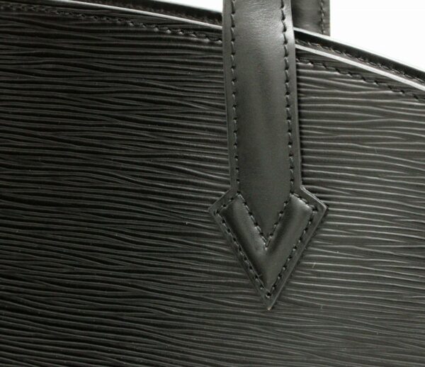 11671199 6 Louis Vuitton Epi Saint Jacques Shoulder Bag Leather Black