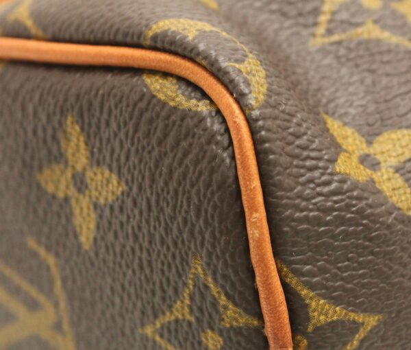 11671218 2 Louis Vuitton Monogram Mini Speedy Pouch Canvas Brown