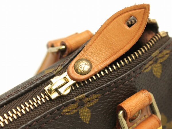 11671218 5 Louis Vuitton Monogram Mini Speedy Pouch Canvas Brown