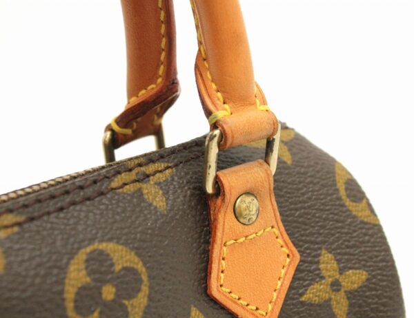 11671218 6 Louis Vuitton Monogram Mini Speedy Pouch Canvas Brown