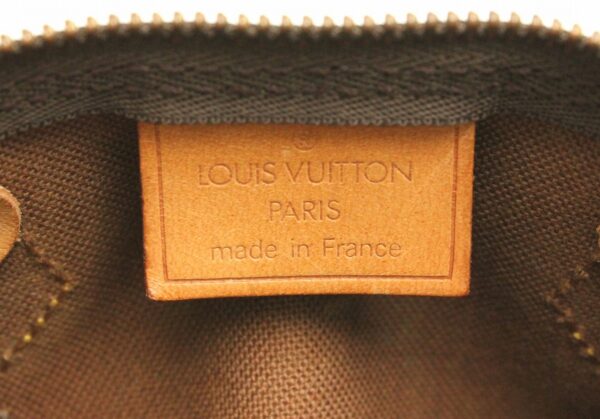 11671218 8 Louis Vuitton Monogram Mini Speedy Pouch Canvas Brown