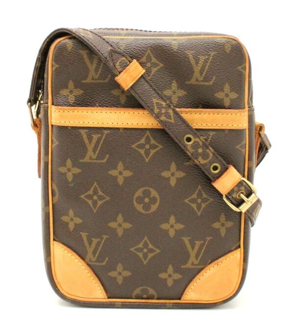 11671220 Louis Vuitton Monogram Danube Shoulder Bag Canvas Brown