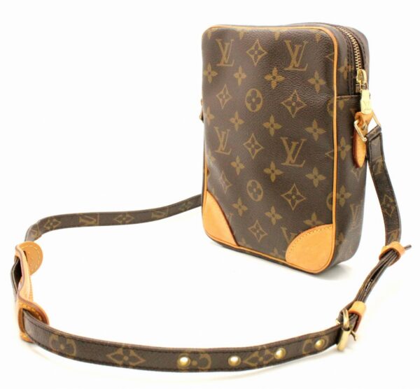 11671220 1 Louis Vuitton Monogram Danube Shoulder Bag Canvas Brown