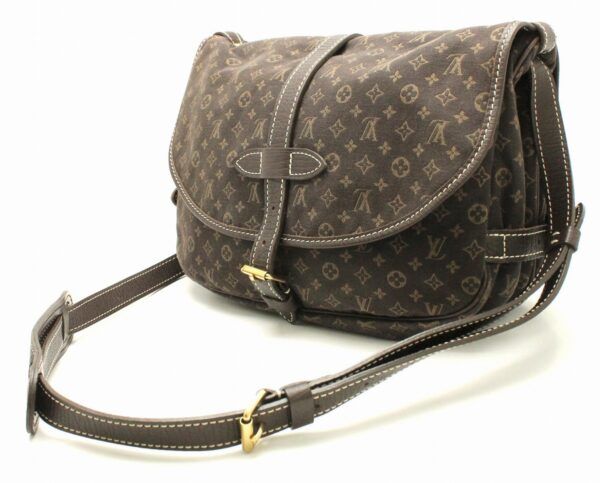 11671274 1 Louis Vuitton Monogram Minilan Saumur 30 Shoulder Bag Canvas Brown