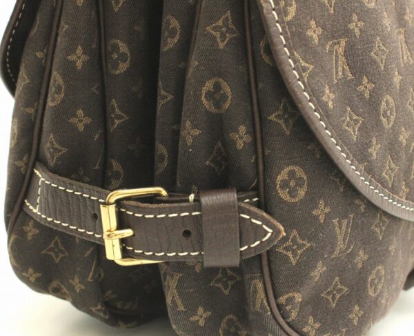 11671274 5 Louis Vuitton Monogram Minilan Saumur 30 Shoulder Bag Canvas Brown