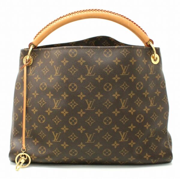 11671284 Louis Vuitton Monogram Artsy MM Tote Bag Canvas Brown