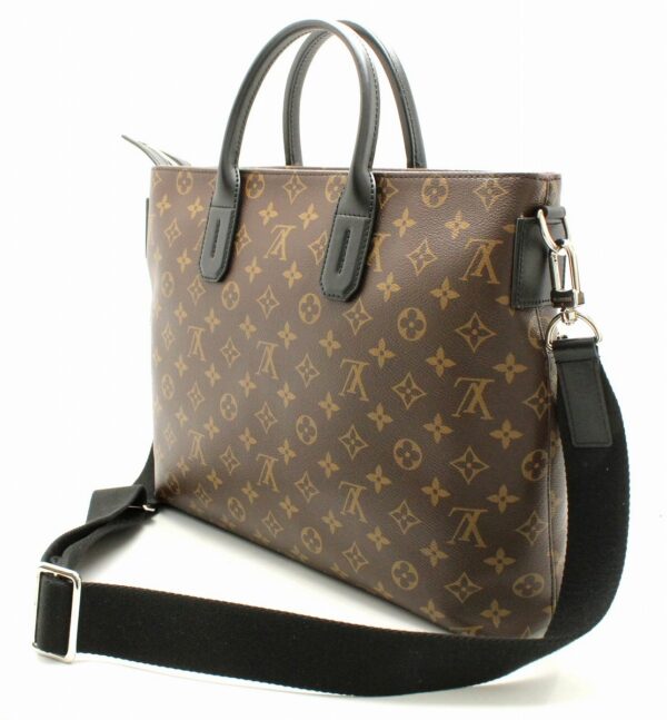 11671314 1 Louis Vuitton Macassar 7 DW Business Bag Leather Brown