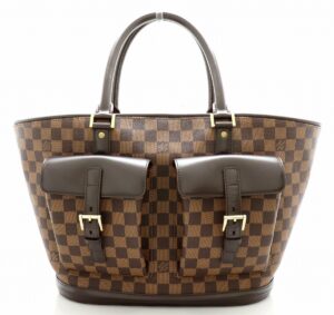 11671394 Louis Vuitton Graceful PM Shoulder Bag Coated Canvas Damier Brown