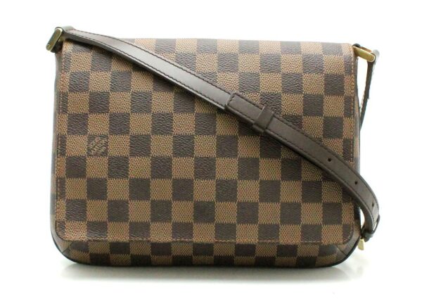 11671395 Louis Vuitton Damier Musette Tango Crossbody Shoulder Bag Canvas Brown