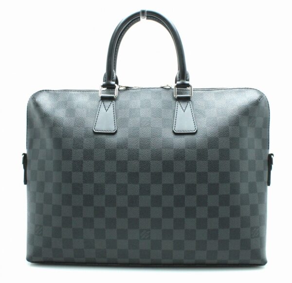 11671416 Louis Vuitton Graphite PDJ Porte de Cumin Jules Business Bag Black