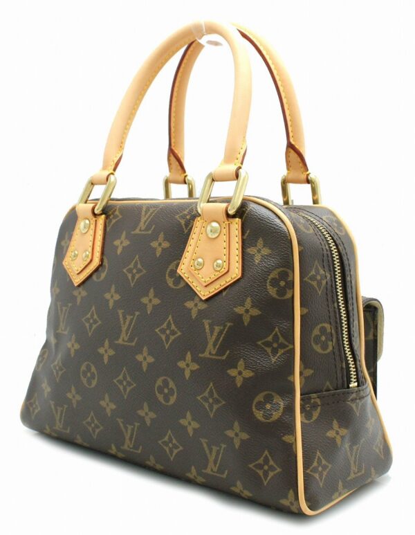 11671449 1 Louis Vuitton Monogram Manhattan PM Handbag Canvas Brown