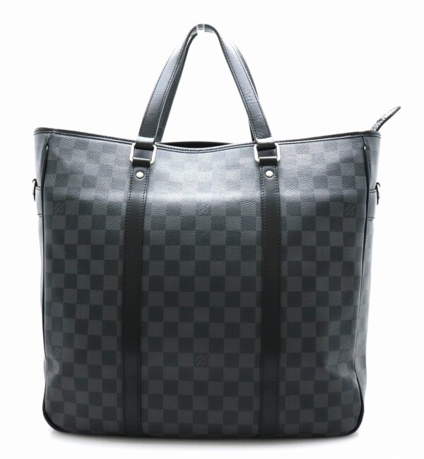 11671455 Louis Vuitton Damier Graphite Tadao Tote Bag Canvas Black