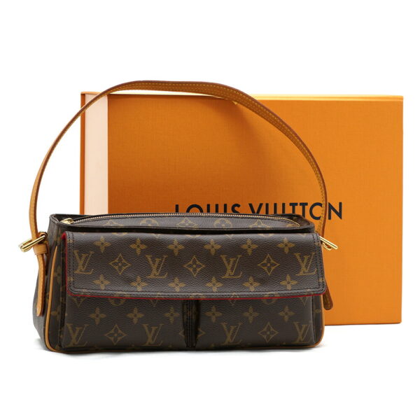 11791 1 Louis Vuitton Vivacite Shoulder Bag Monogram Brown