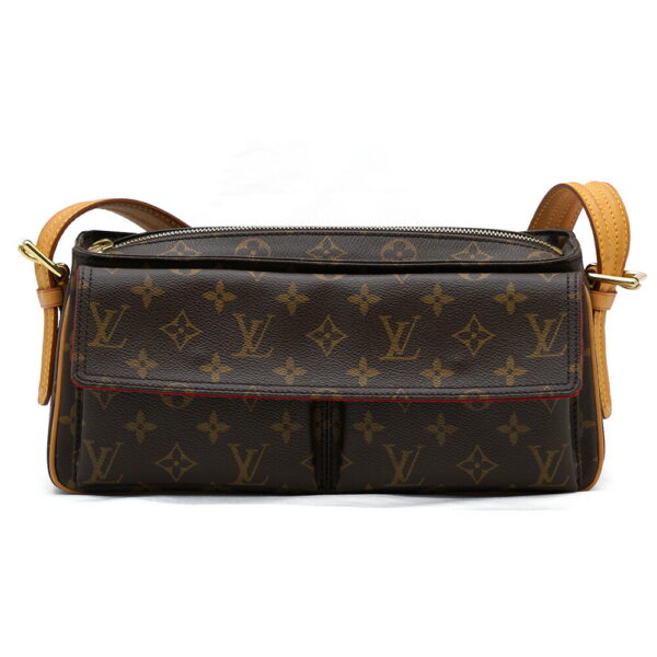 11791 3 Louis Vuitton Vivacite Shoulder Bag Monogram Brown