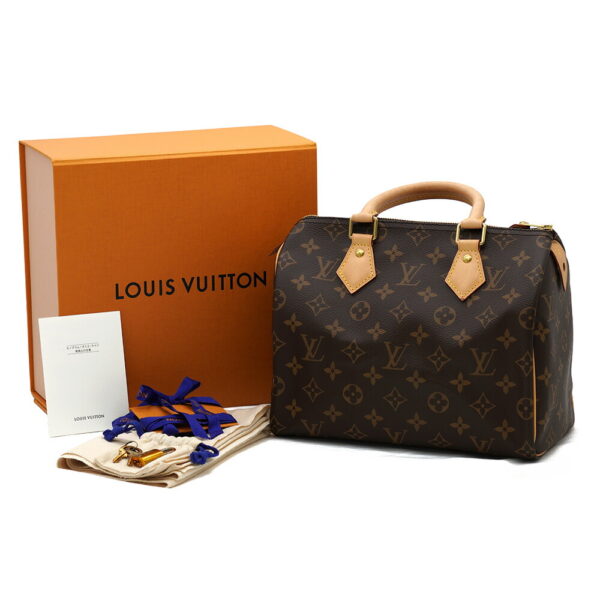 11801 1 Louis Vuitton Speedy 25 Handbag Monogram Brown