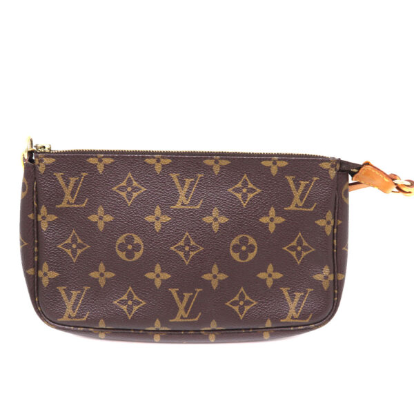 1186 2 Louis Vuitton Pochette Accessory Pouch Monogram Canvas Brown