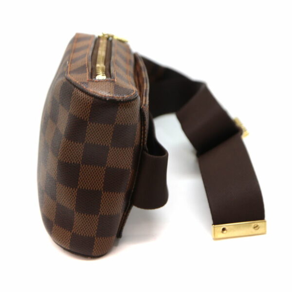 1193 4 Louis Vuitton Jeronymous Shoulder Bag Damier Canvas Ebene Brown