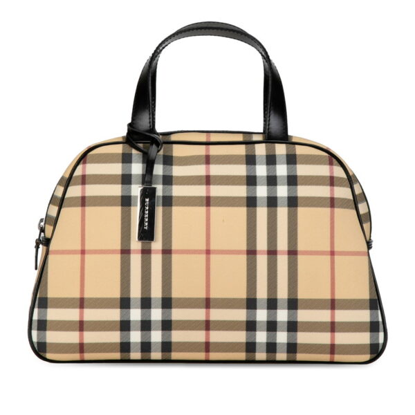 11fe4kzhtpuz2lbp 1 Burberry Nova Check Shoulder Bag Beige Black