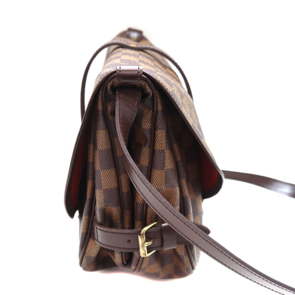 1202 4 Louis Vuitton Saumur 30 Damier Ebene Shoulder Bag Brown