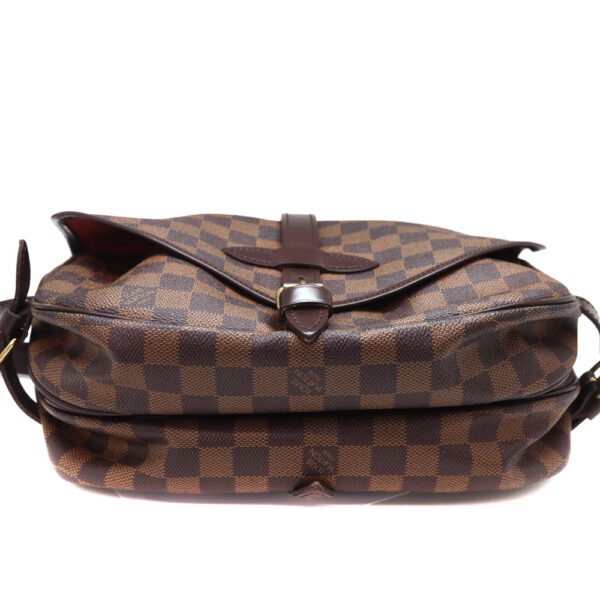 1202 5 Louis Vuitton Saumur 30 Damier Ebene Shoulder Bag Brown