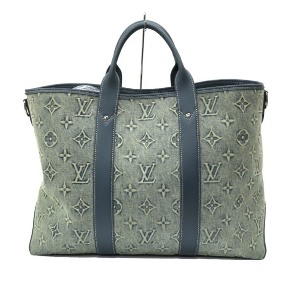 122 Louis Vuitton Weekend Tote Bag Denim