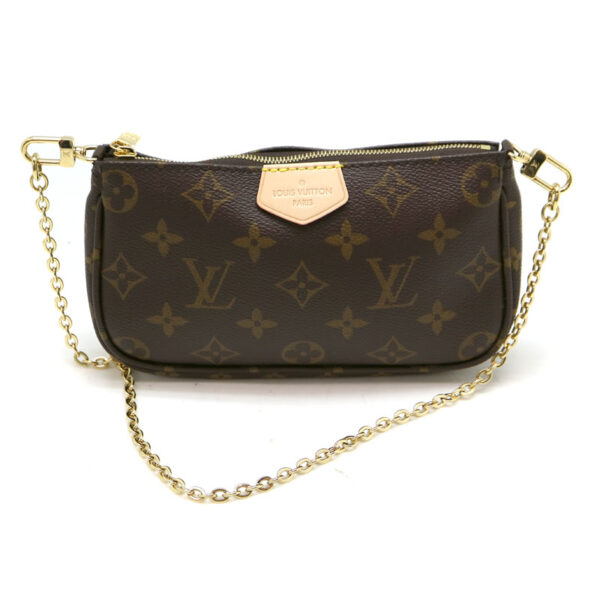 1222 Louis Vuitton Multi Pochette Accessory Monogram Canvas Brown