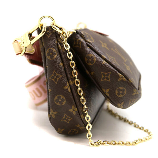 1224 Louis Vuitton Multi Pochette Accessory Monogram Canvas Brown