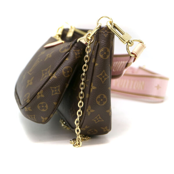 1225 Louis Vuitton Multi Pochette Accessory Monogram Canvas Brown