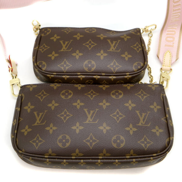 1226 Louis Vuitton Multi Pochette Accessory Monogram Canvas Brown