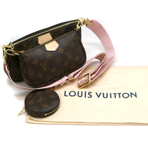 1232 Louis Vuitton Multi Pochette Accessory Monogram Canvas Brown