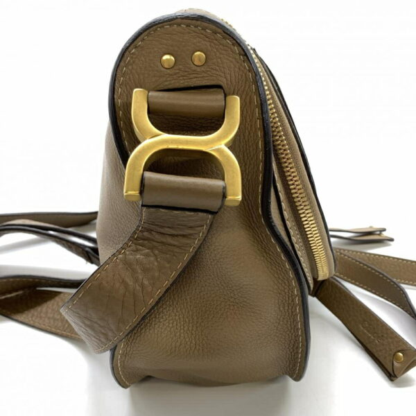 1240001034668 3 Chloe Marcy Shoulder Bag Leather Brown