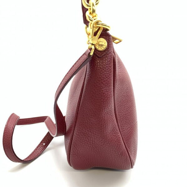 1240001035384 3 Furla 2Way Shoulder Bag Leather Bordeaux Red