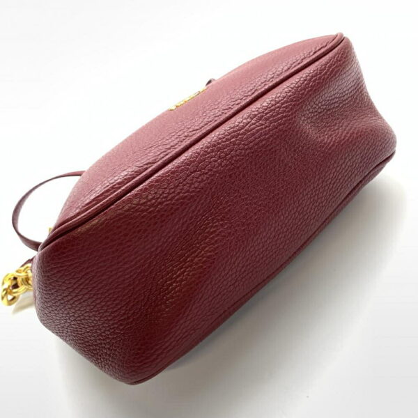 1240001035384 5 Furla 2Way Shoulder Bag Leather Bordeaux Red