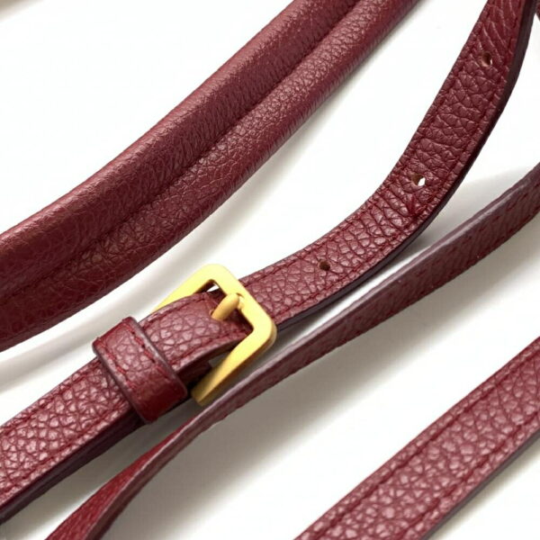 1240001035384 9 Furla 2Way Shoulder Bag Leather Bordeaux Red