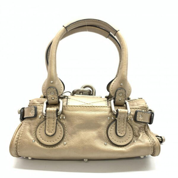 1240001037401 3 Chloe Mini Paddington Handbag Mini Beige