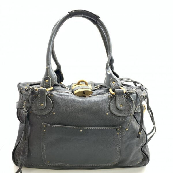 1240001038001 1 Chloe Paddington Bag Leather Black